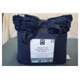 2 Pack Faux Fur Decorative Pillows...