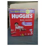 Case of HUGGIES little movers size ...