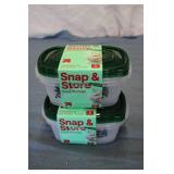 Snap & Store 3 count food storage c...