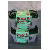 Snap & Store 3 count food storage c...