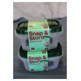 Snap & Store 3 count food storage c...