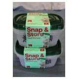 Snap & Store 3 count food storage c...