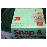 Snap & Store 3 count food storage c...