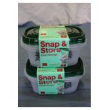 Snap & Store 3 count food storage c...