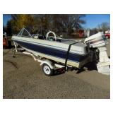 1986 Forester Phantom with 90 Johnson Motor and Shore Land