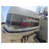 1986 Forester Phantom with 90 Johnson Motor and Shore Land