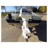 1986 Forester Phantom with 90 Johnson Motor and Shore Land