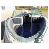 1986 Forester Phantom with 90 Johnson Motor and Shore Land