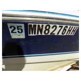 1986 Forester Phantom with 90 Johnson Motor and Shore Land