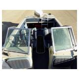 1986 Forester Phantom with 90 Johnson Motor and Shore Land