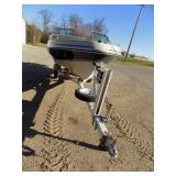 1986 Forester Phantom with 90 Johnson Motor and Shore Land