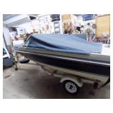 1986 Forester Phantom with 90 Johnson Motor and Shore Land