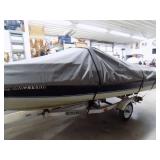 1986 Forester Phantom with 90 Johnson Motor and Shore Land