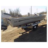 1976 Lund Boat with 75hp Evinrude and EZ Load Trailer