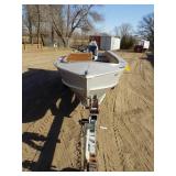 1976 Lund Boat with 75hp Evinrude and EZ Load Trailer