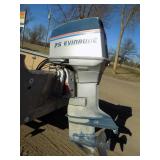 1976 Lund Boat with 75hp Evinrude and EZ Load Trailer