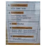 Unused 2026 Triple Door Garage Metal Shed SDL 4230 TGMS