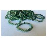 Green Aventurine 8mm Gemstones Bead Stretch Bracelet-LIGHT  (Lot 50)