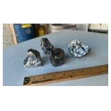 Terahertz Specimen 40-90mm  Rough Nugget (Lot of 4)