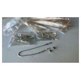 Large Rhodium Bracelet with Extender Set - Interchangeable LT00-03 (Lot 50 ea)