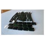 Green Goldstone beads Mixed Shapes (Lot 16 ea)