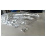 Light Amethyst Rhinestone Channel Set Bead for 2mm Leather-A009278 (Lot 400 Pieces)