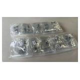 Petite Blue Metallic Glass Drop Bead - Interchangeable-A009347 240 Pieces Included