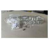 11mm Wishing Well Large Hole Bead - Rhodium Plated-A009085 248 Pieces Included