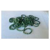 Green Aventurine 8mm Gemstones Bead Stretch Bracelet-LIGHT  (Lot 50)