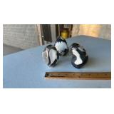 Orca Agate Specimen 4 to 5 inches (Lot of 3) MSRP $237