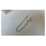 Large Rhodium Bracelet with Extender Set - Interchangeable LT00-03 (Lot 50 ea)