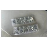 Petite Blue Metallic Glass Drop Bead - Interchangeable-A009347 240 Pieces Included