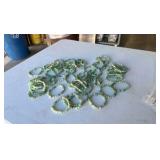 Green Aventurine 8mm Gemstones Bead Stretch Bracelet-DARK  (Lot 50)