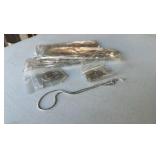 Large Rhodium Necklace with Extender Set - Interchangeable Z009412 (Lot  30ea)