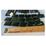 Green Goldstone beads Mixed Shapes (Lot 16 ea)