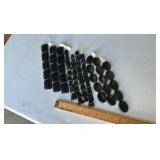 Gemstone Bead Strands 8 inch matte Black Onyx (Lot 10ea) -