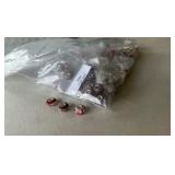 14mm Shades of Pink Swirls Large Hole Glass Beads-A006341 200 Pieces Included