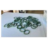 Green Aventurine 8mm Gemstones Bead Stretch Bracelet-LIGHT  (Lot 50)