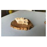 Wood bases for gemstone specimens (Lot of 8)