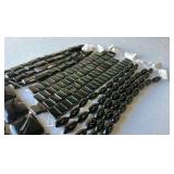 Green Goldstone beads Mixed Shapes (Lot 16 ea)