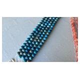 Gemstone Bead Strands 8 inch- Cherry Quartz & Blue Crazy Lace Agate (Lot 21)