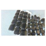 Black Onyx Gemstone Bead Strands 8 inch (lot 10ea)