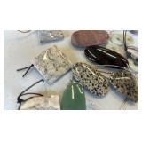 Mixed Gemstone Pendants - Jaspers, Jade, Agate (Lot of 42 Pendants)