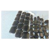 Gemstone Bead Strands 8 inch matte Black Onyx (Lot 10ea) -