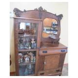 Vintage Solid wood Secretary Cabine...