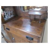 Vintage Solid wood Secretary Cabine...