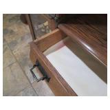 Vintage Solid wood Secretary Cabine...