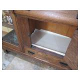 Vintage Solid wood Secretary Cabine...