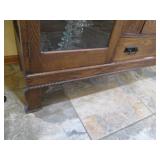 Vintage Solid wood Secretary Cabine...