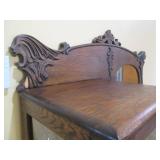 Vintage Solid wood Secretary Cabine...